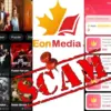 Aplikasi EON Media FIX Scam setelah mengklaim kena serangan hacker.