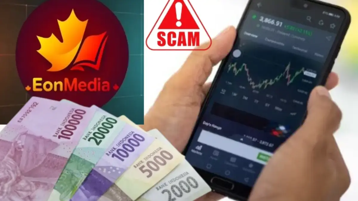 Aplikasi EON Media yang diduga bakal SCAM.