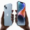 Tampilan iPhone 14 yang kini sedang turun harga.