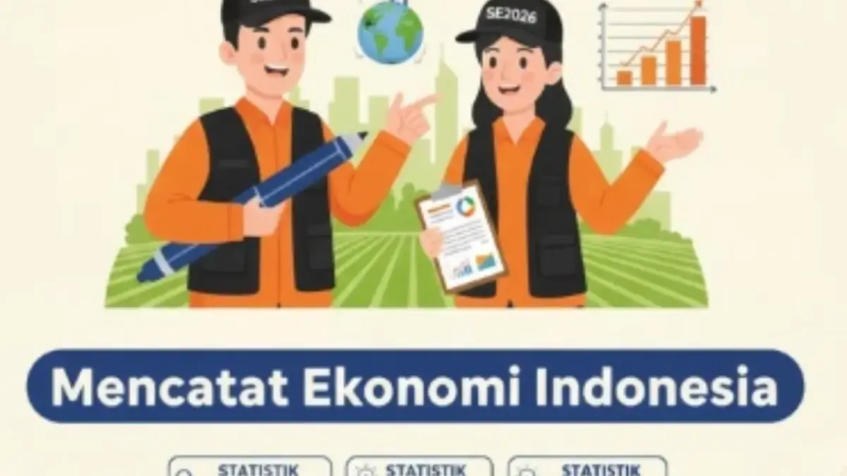 Ilustrasi rekrutmen Petugas Sensus Ekonomi 2026.