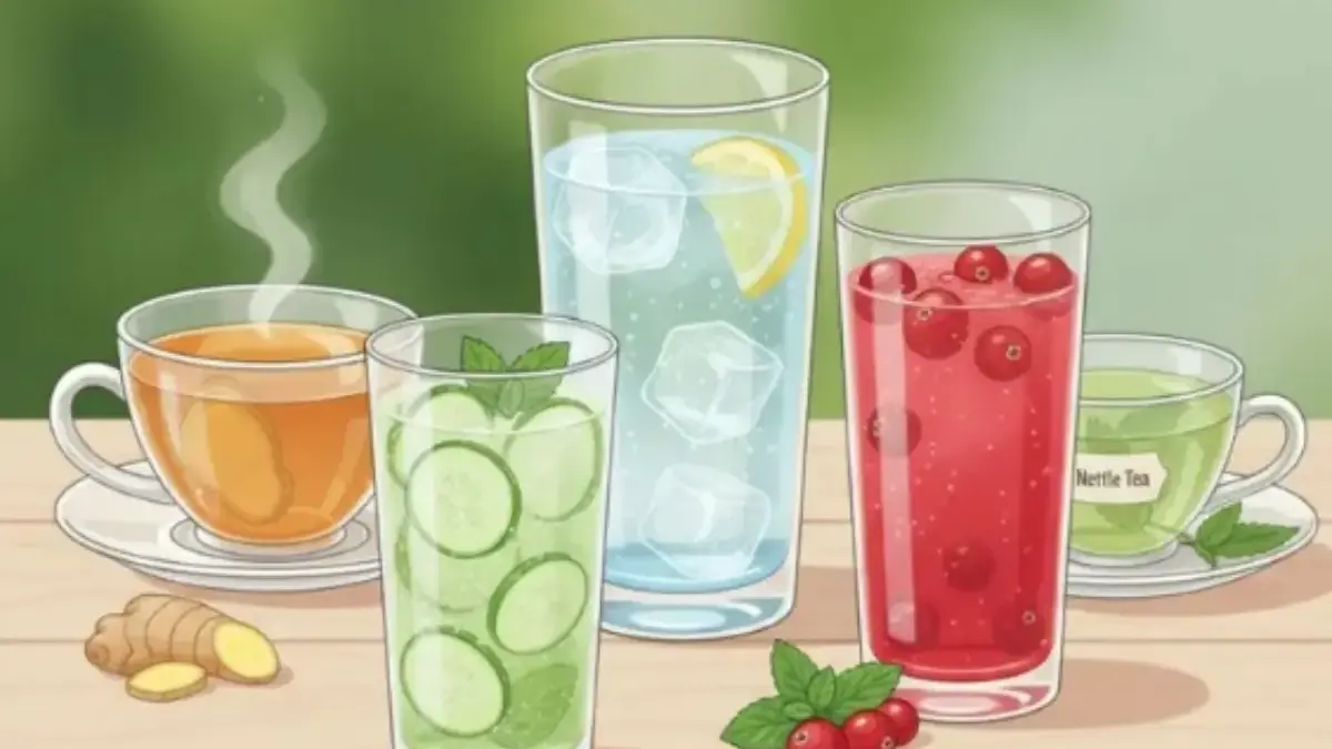 Ilustrasi minuman sehat untuk mengatasi tekanan darah tinggi (freepik)