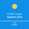 Edisi Jumat Berkah! Link DANA Kaget Tanpa Syarat, Klaim Saldo Gratis Rp500.000