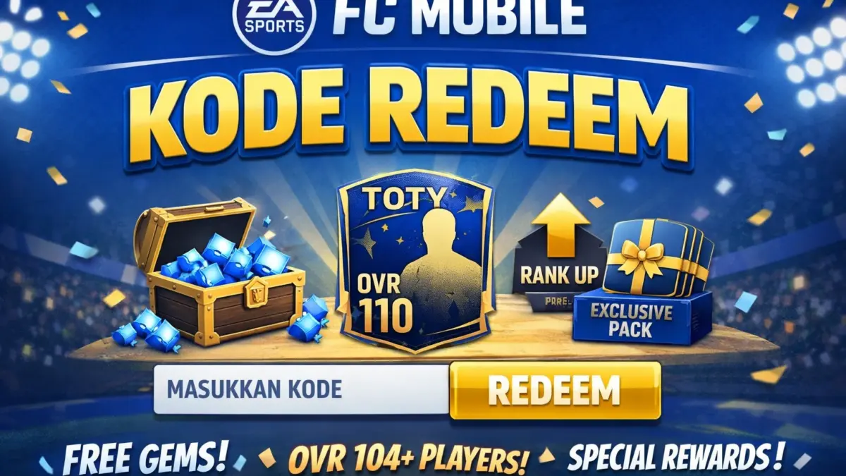 Jangan Sampai Telat! 35 Kode Redeem FC Mobile 30 Januari 2026, Hadiah TOTY Gratis