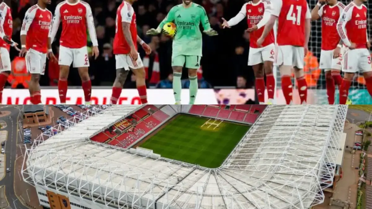 Ilustrasi Arsenal dikalahkan MU di Emirates Stadium.