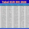 Tabel Angsuran KUR BRI 2026 Plafon Rp10 Juta–Rp20 Juta: Cicilan Ringan Mulai Puluhan Ribu, Berikut Detailnya!