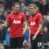 Darren Fletcher dan Jonny Evans mantan pemain Manchester United,
