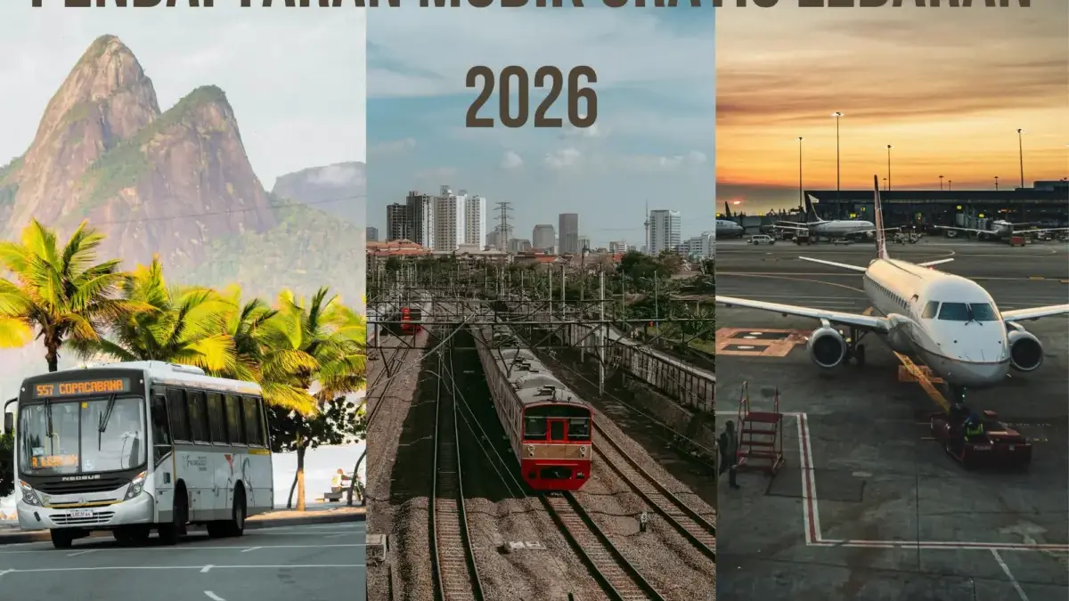 Canva transportasi mudik gratis lebaran 2026.