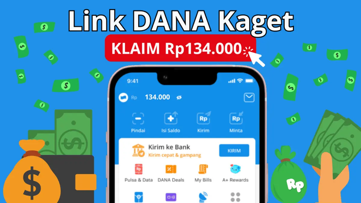 DANA Kaget Terbaru 12 Januari 2026: Akun DANA Kamu Berpeluang Dapat Saldo Gratis hingga Rp134.000! DANA Kaget Terbaru 12 Januari 2026: Akun DANA Kamu Berpeluang Dapat Saldo Gratis hingga Rp134.000!