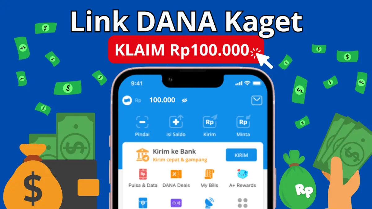 Update Link DANA Kaget Hari Ini 7 Januari 2025, Saldo DANA Gratis Langsung Cair Hingga Rp100 Ribu! Update Link DANA Kaget Hari Ini 7 Januari 2025, Saldo DANA Gratis Langsung Cair Hingga Rp100 Ribu!