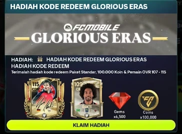 Kumpulan Kode Redeem FC Mobile 9 Januari 2026, Gratis Gems & Pemain OVR Tinggi
