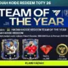 Terbaru! Kode Redeem FC Mobile 17 Januari 2026, Hadiah Gems Ribuan & Pemain OVR 115
