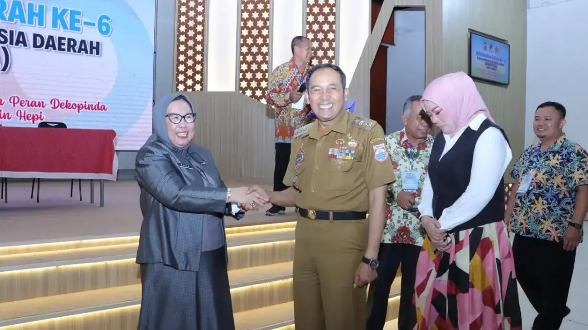 Kepala Disdagkoperin Kota Cimahi, Hela Haerani terpilih secara aklamasi sebagai Ketua Dekopinda