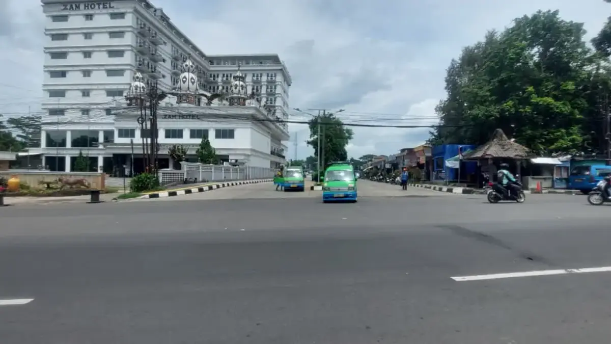 Kawasan Terminal Bubulak di Kecamatan Bogor Barat Kota Bogor yang tengah disiapkan menjadi kawasan TOD