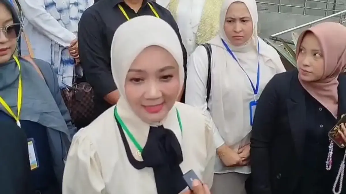 Ist. Atalia Praratya saat ditemui usai menghadiri sidang gugatan perceraiannya di PA Bandung pada beberapa wak