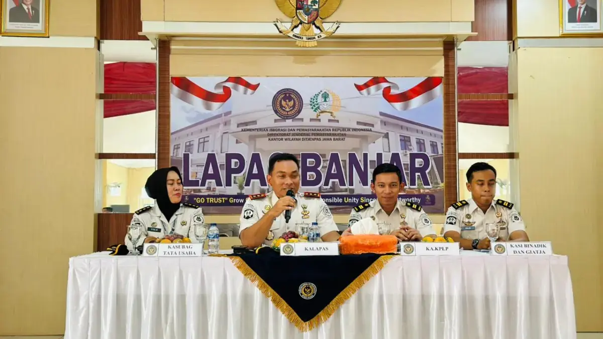 Lapas Banjar Sinkronkan Kinerja 2026 dengan Agenda Nasional, Kenakan Seragam Baru sebagai Wujud Komitmen