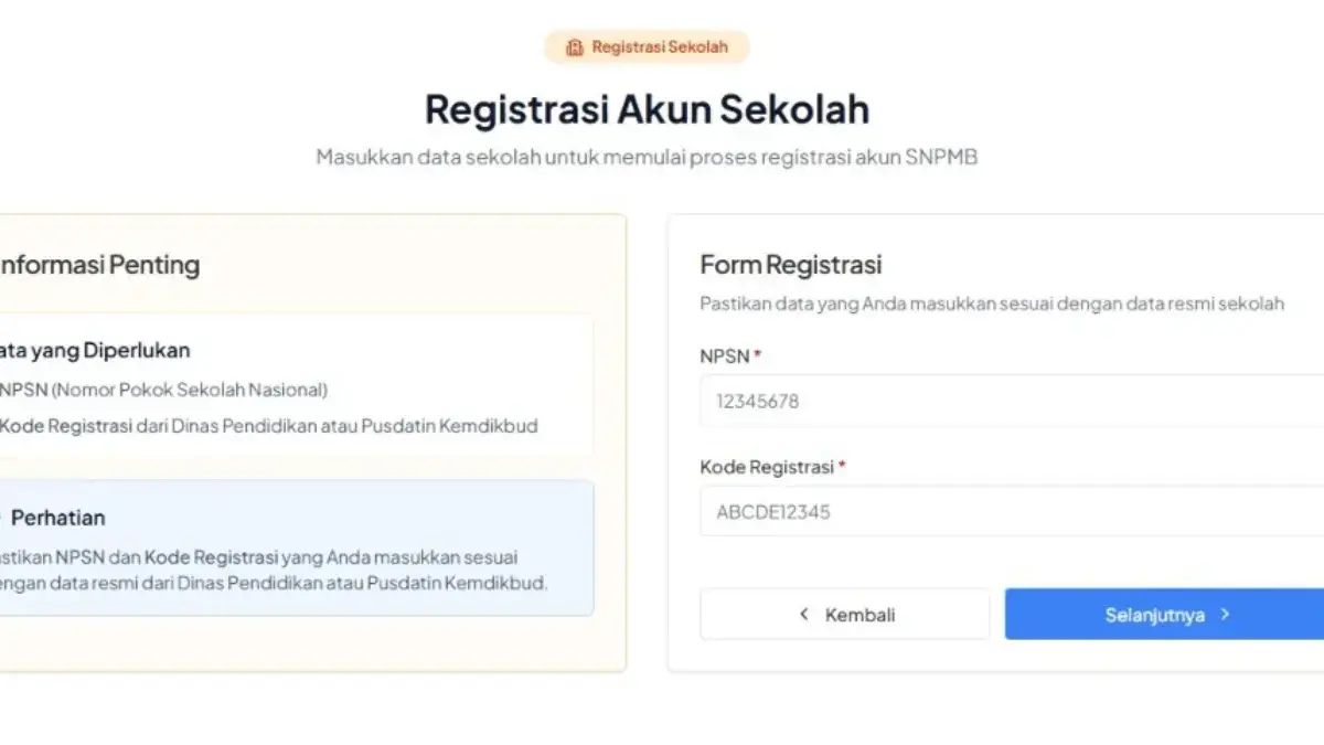 Cara Buat Akun SNPMB 2026 untuk Sekolah dan Siswa Cara buat akun SNPMB 2026 untuk sekolah dan siswa