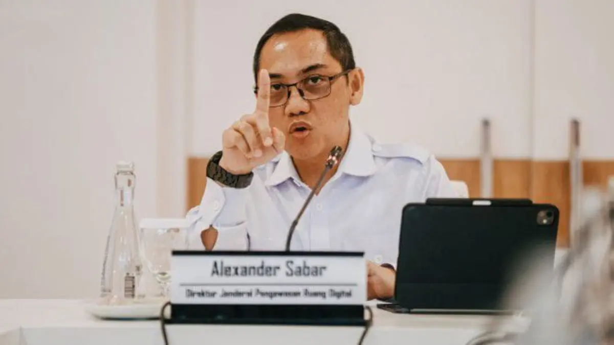 Direktur Jenderal Pengawasan Ruang Digital, Alexander Sabar/