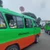 Ilustrasi angkutan kota (angkot) di Kota Bogor