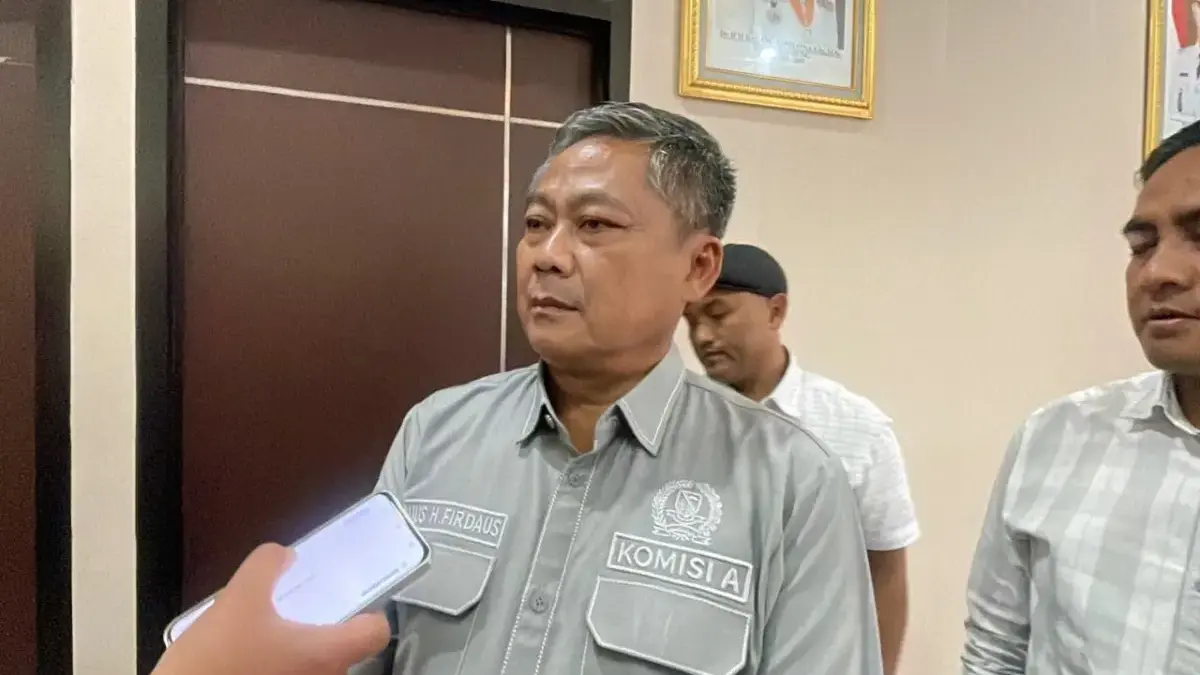 Ketua Komisi A DPRD Kabupaten Bandung, Uus Haerudin Firdaus saat ditemui di Soreang, Kamis (8/1/2026). Foto Ag