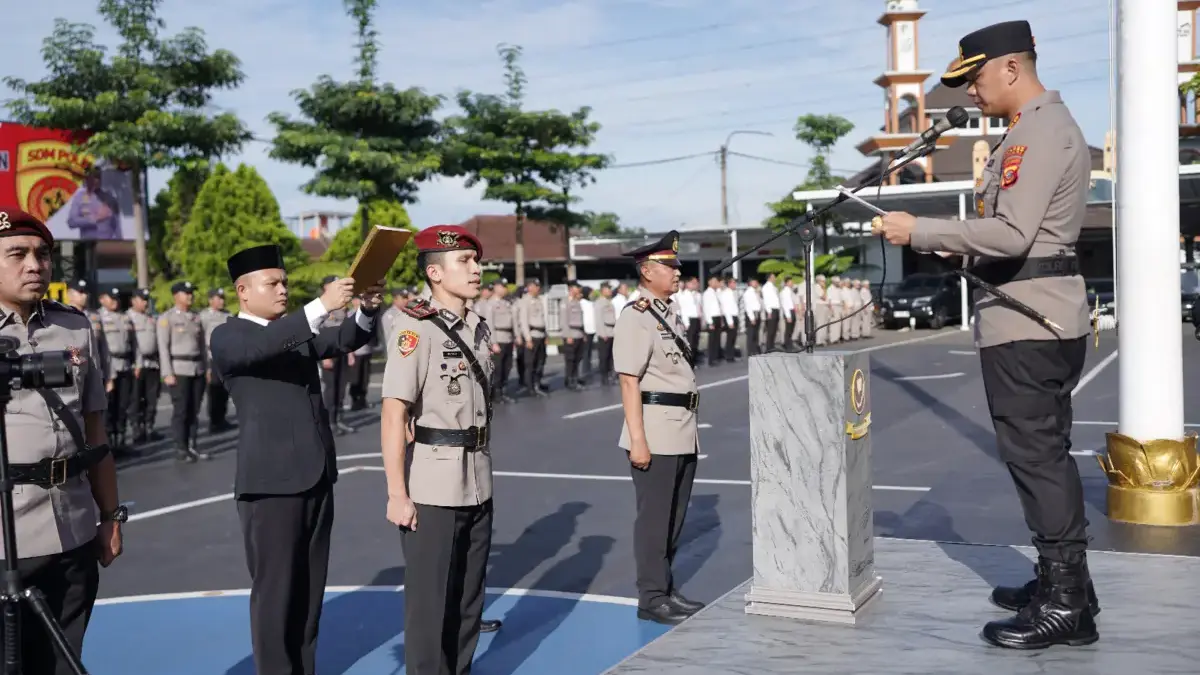 Polres Cimahi Rotasi Tiga Jabatan Strategis, Kapolres Tekankan Sinergi dan Pelayanan Maksimal