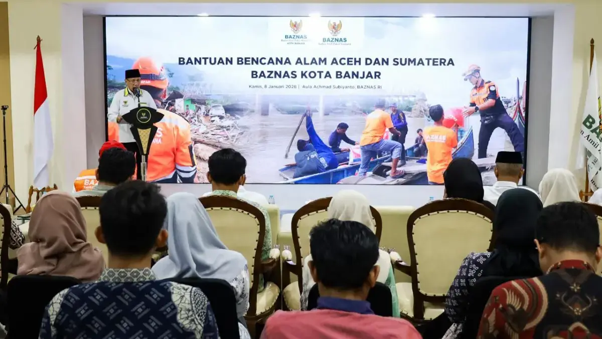 Baznas Kota Banjar Salurkan Rp222 Juta untuk Korban Bencana Banjir Sumatera