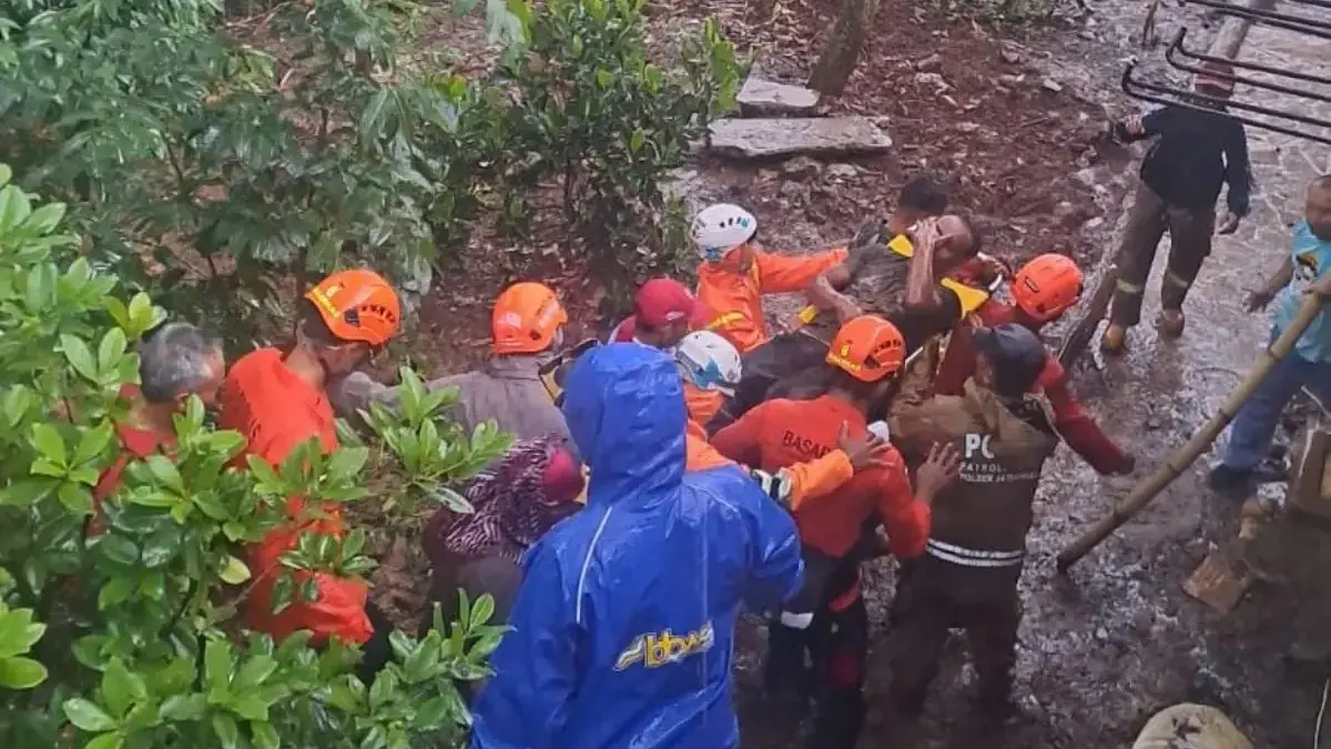 Lokasi proyek minisoccer yang memakan korban meninggal dunia di Desa Cisempur, Kecamatan Jatinangor