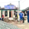 Polsek Pameungpeuk Polresta Bandung memulai pembangunan Masjid Al-Istiqomah di Kampung Pasir Malang RT 03/RW 0