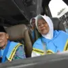 Pemberangkatan calon jemaah haji beberapa waktu lalu. Foto: Dimas Rachmatsyah / Jabar Ekspres