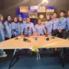 Kepala DPMD Bandung Barat Dudi Supriadi saat meresmikan studio podcast pusat kreasi Desa Ciptaharja, Kecamatan
