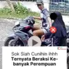 Tangkap layar rekaman video video aksi asusila yang terjadi di wilayah Cibeunying Kidul, Kota Bandung