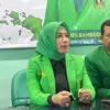 Ketua DPC PPP Kabupaten Bogor Elly Rachmat Yasin saat memberikan keterangan. Foto: Regi Pratasyah Vasudewa