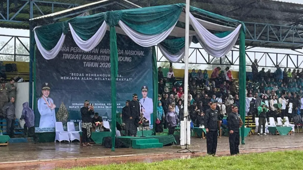 Peringati Hardesnas 2026, Kang DS Tegaskan Desa Aktor Utama Pembangunan Kecamatan Pangalengan ditetapkan sebagai lokasi peringatan Hari Desa Nasional (Hardesnas) Tingkat