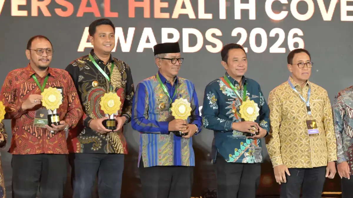 Kota Banjar Raih UHC Award 2026, Wali Kota Sudarsono: Ini Hasil Kolaborasi Seluruh Stakeholder Kota Banjar Raih UHC Award 2026, Wali Kota Sudarsono: Ini Hasil Kolaborasi Seluruh Stakeholder