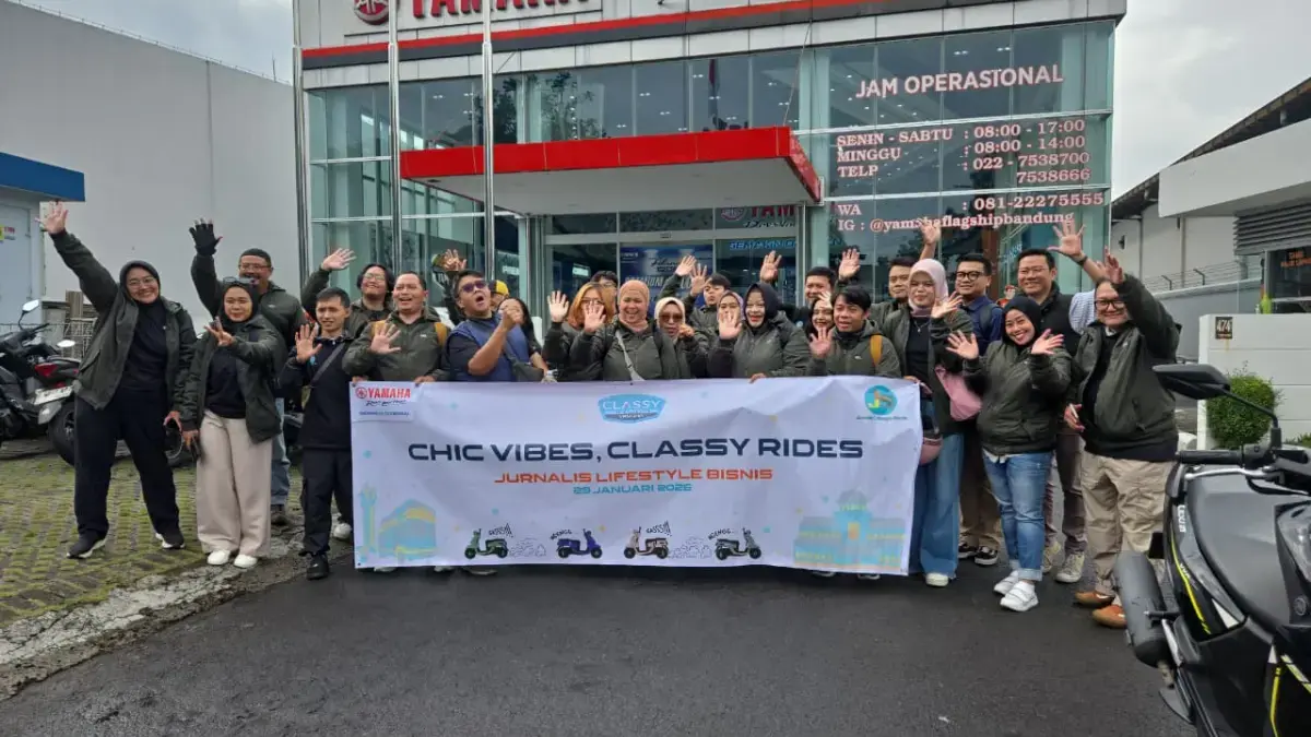 Chic Vibes, Classy Ride: Yamaha Jawa Barat Berkolaborasi dengan Jurnalis Lifestyle Bisnis Bandung Chic Vibes, Classy Ride: Yamaha Jawa Barat Berkolaborasi dengan Jurnalis Lifestyle Bisnis Bandung