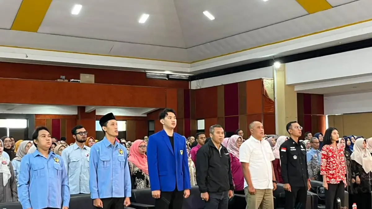 Kejari Kota Cimahi saat menggelar seminar \'Jaksa Sabahat Guru\' di Gedung Techno Park Cimahi Selatan