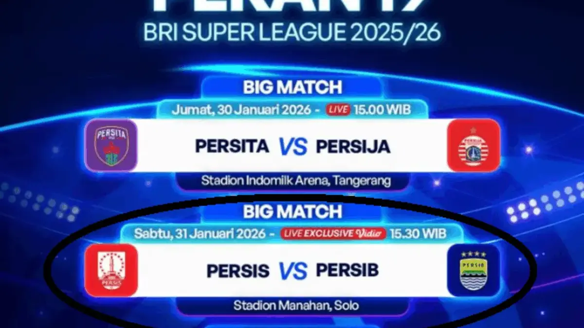 Persis Solo vs Persib Bandung tidak akan disiarkan di TV, Ini Alternatif Cara Nontonnya Persis Solo vs Persib Bandung tidak akan disiarkan di TV, Hanya Tayang Streaming?
