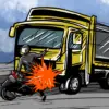 Ilustrasi motor tabrak truk