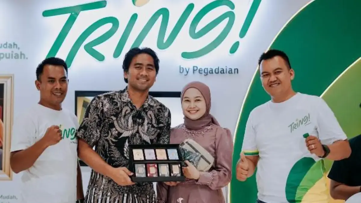 Mudahkan Masyarakat Berinvestasi Emas dalam Genggaman, PT Pegadaian Kanwil X Jabar Luncurkan Aplikasi Tring! PT Pegadaian