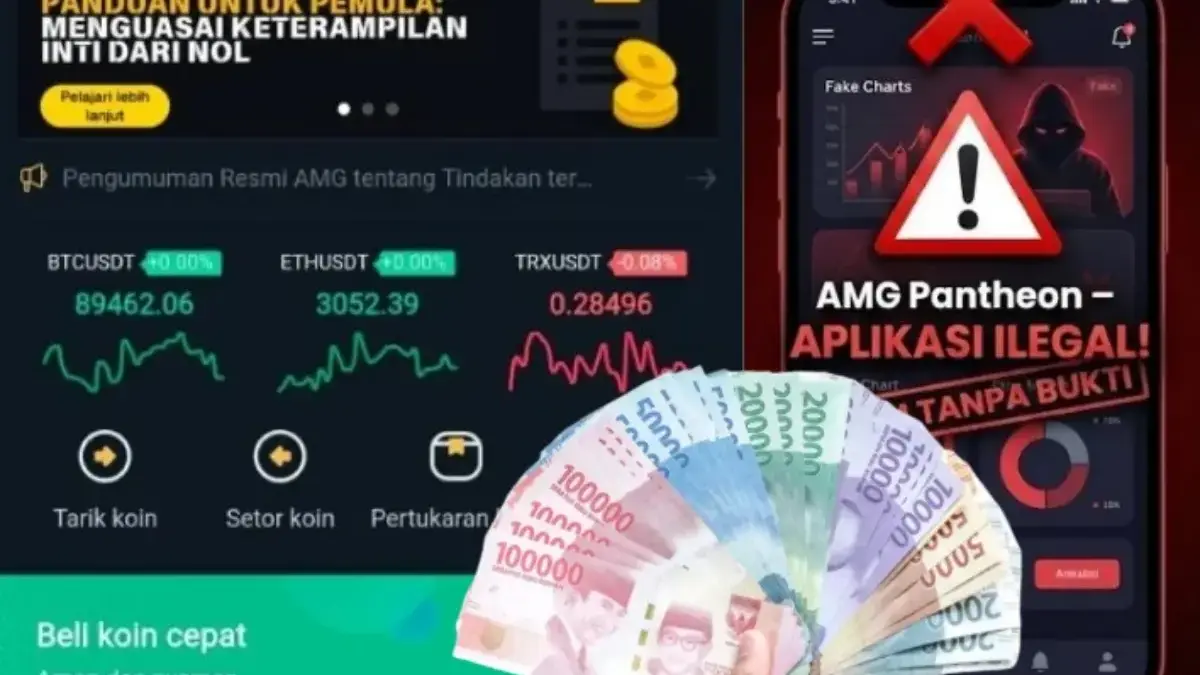 Aplikasi AMG Pantheon yang mulai sudah WD