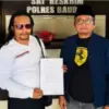 Dua pengacara Ketua AMG Baubau La Ode Syahrul saat melaporkan AMG Pantheon ke Polres Baubau pada Kamis(26/2/20