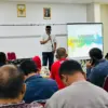 Wali Kota Banjar Ir H Sudarsono saat menghadiri acara di Kabupaten Pangandaran, dalan acara tersebut hadir Pim