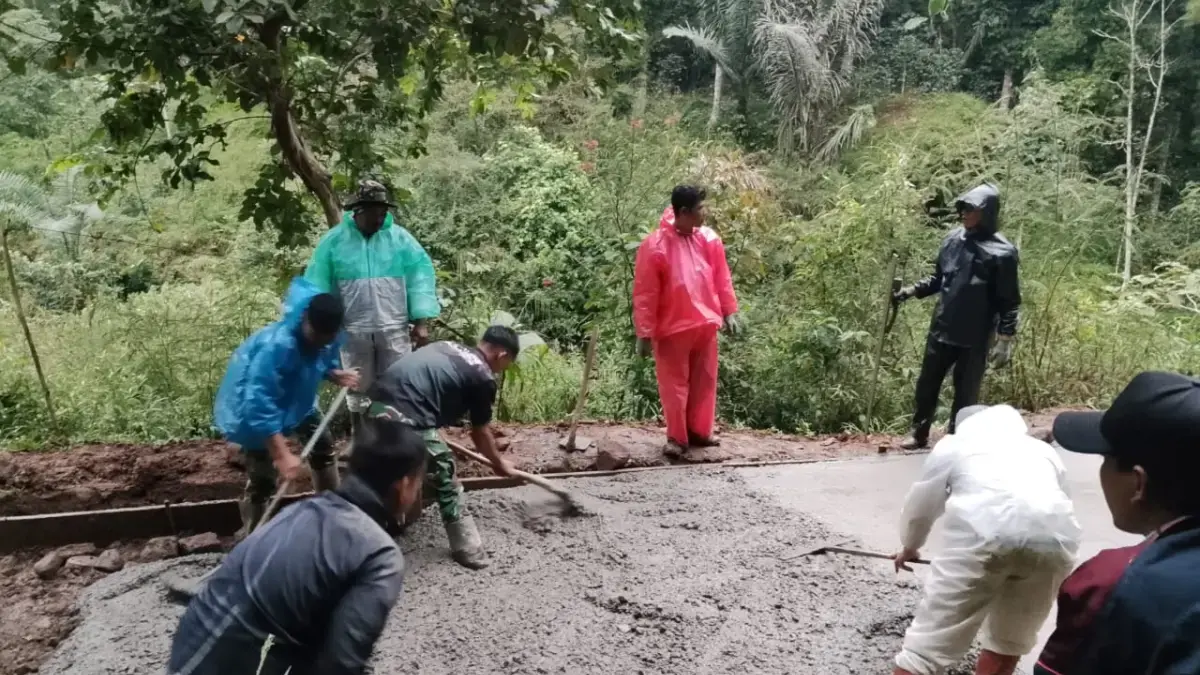 pengecoran jalan