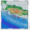Sejumlah titik guncangan gempa bumi yang terjadi di wilayah Jawa Barat selama periode Januari 2026. (BMKG Stas