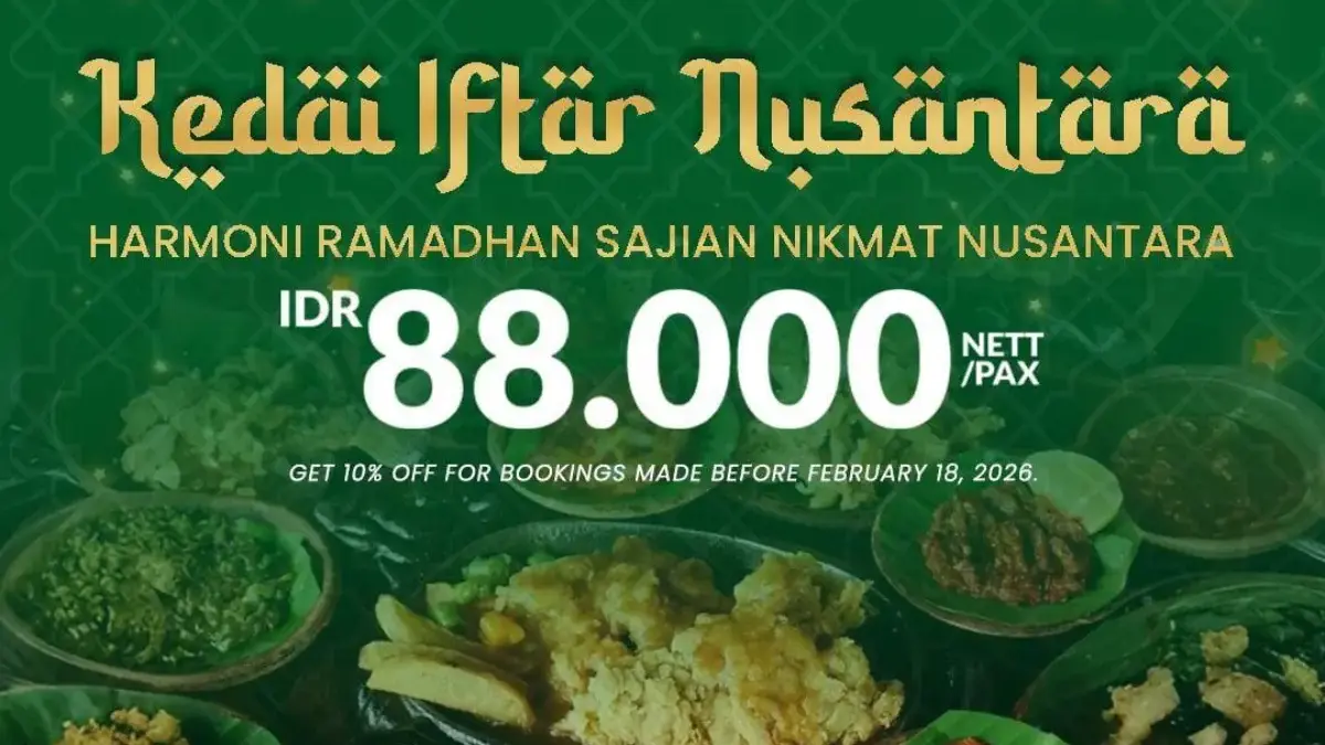 Iftar Rp88 Ribu di Pusat Kota! Hotel 88 Alun-Alun Bandung Suguhkan Beragam Menu Khas Nusantara Program spesial bertajuk Harmoni Ramadan: Kedai Iftar Nusantara di Hotel 88 Alun-alun Bandung.