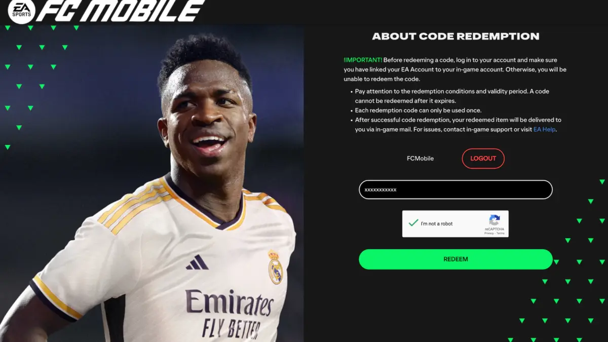 Aktif! Kode Redeem FC Mobile Hari Ini 19 Februari 2026 Gratis Pack Spesial Imlek hingga Pemain Ramadan Tampilan situs resmi penukaran kode redeem FC Mobile.