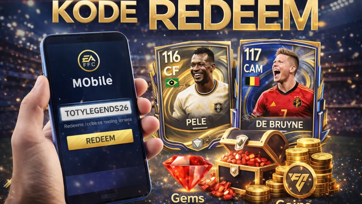 Buruan Klaim! 25 Kode Redeem FC Mobile Aktif 23 Februari 2026, Banyak Hadiah Gratis Menanti