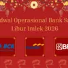 Canva Daftar Jadwal Operasional Bank Selama Libur Imlek 2026.