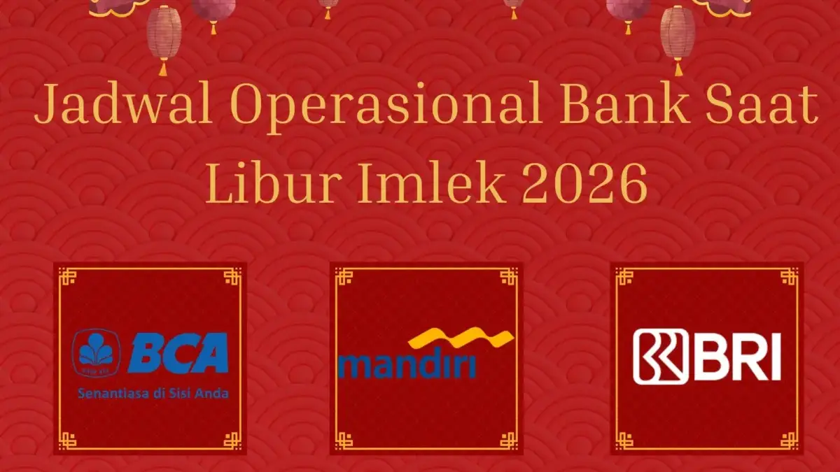 Canva Daftar Jadwal Operasional Bank Selama Libur Imlek 2026.