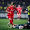 Momen pertandingan Fenerbahce vs Nottingham Forest di Liga Europa.