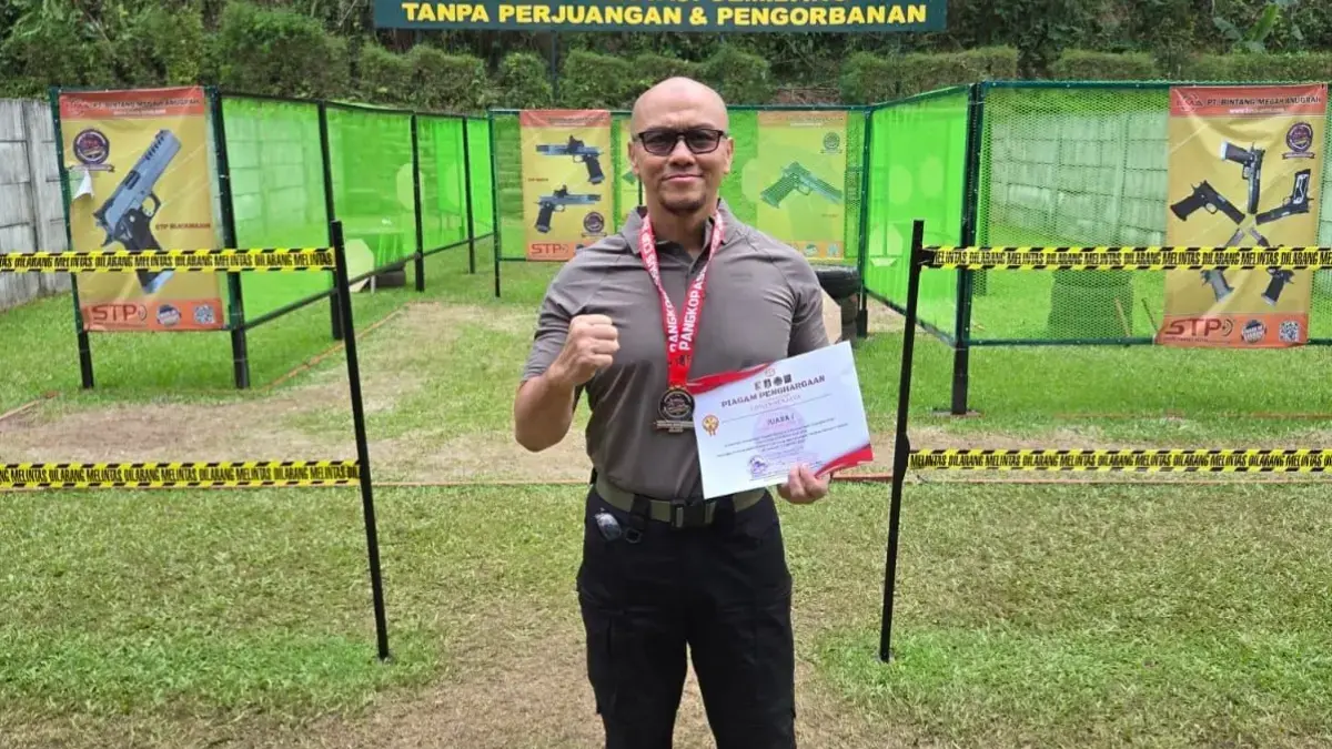 Pimpinan DPRD Kota Bandung Edwin Senjaya Juara 1 Tembak Reaksi Nasional Kopassus Cup 2026 Edwin Senjaya,